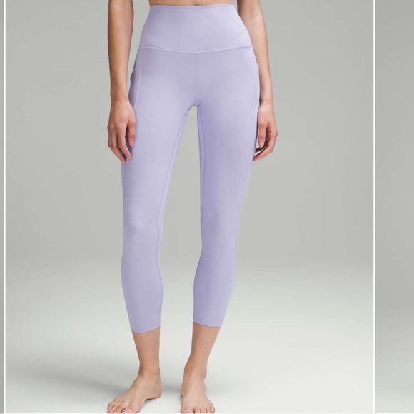 NWT lululemon align hr pant 25 pockets lavender - Picture 3 of 8